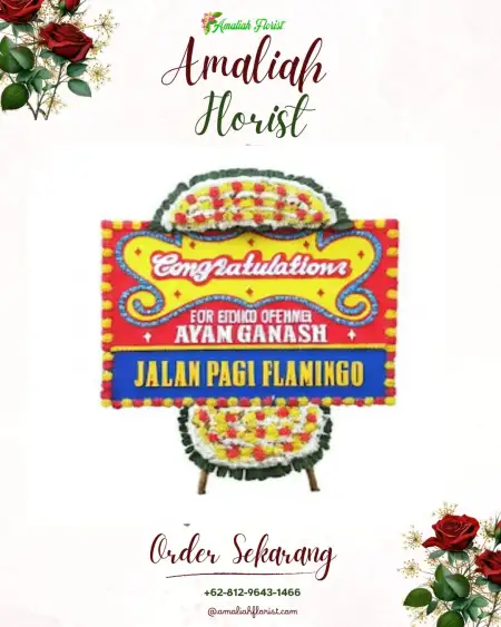 Sewa Papan Bunga Kwayangan